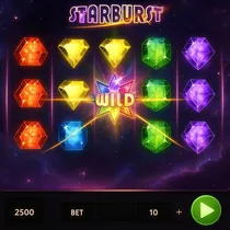 Gambloria - Slot Starburst - NetEnt