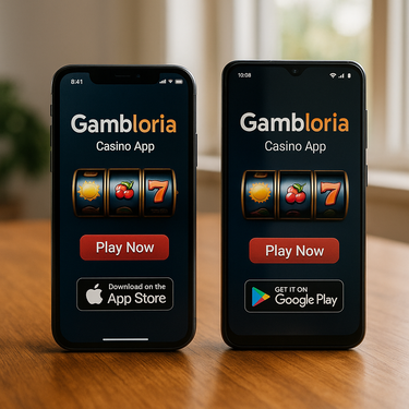 Gambloria Casino - Mobile App Access - iOS and Android Compatible